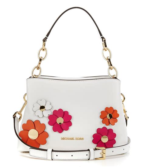 michael kors white floral bag|Michael Kors floral handbags.